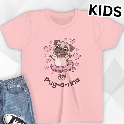 KIDS Pug-a-rina T-Shirt - Pink