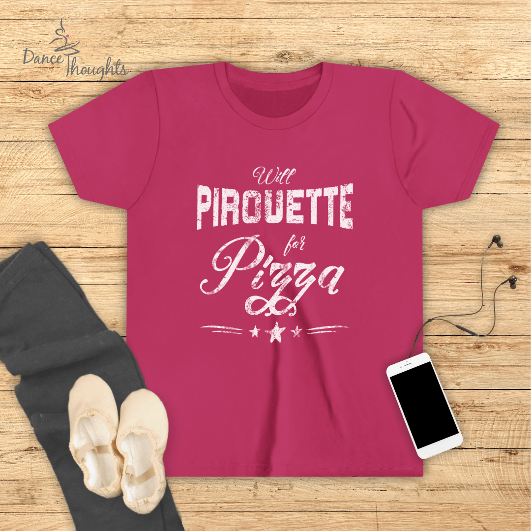 KIDS Pirouette for Pizza T-Shirt