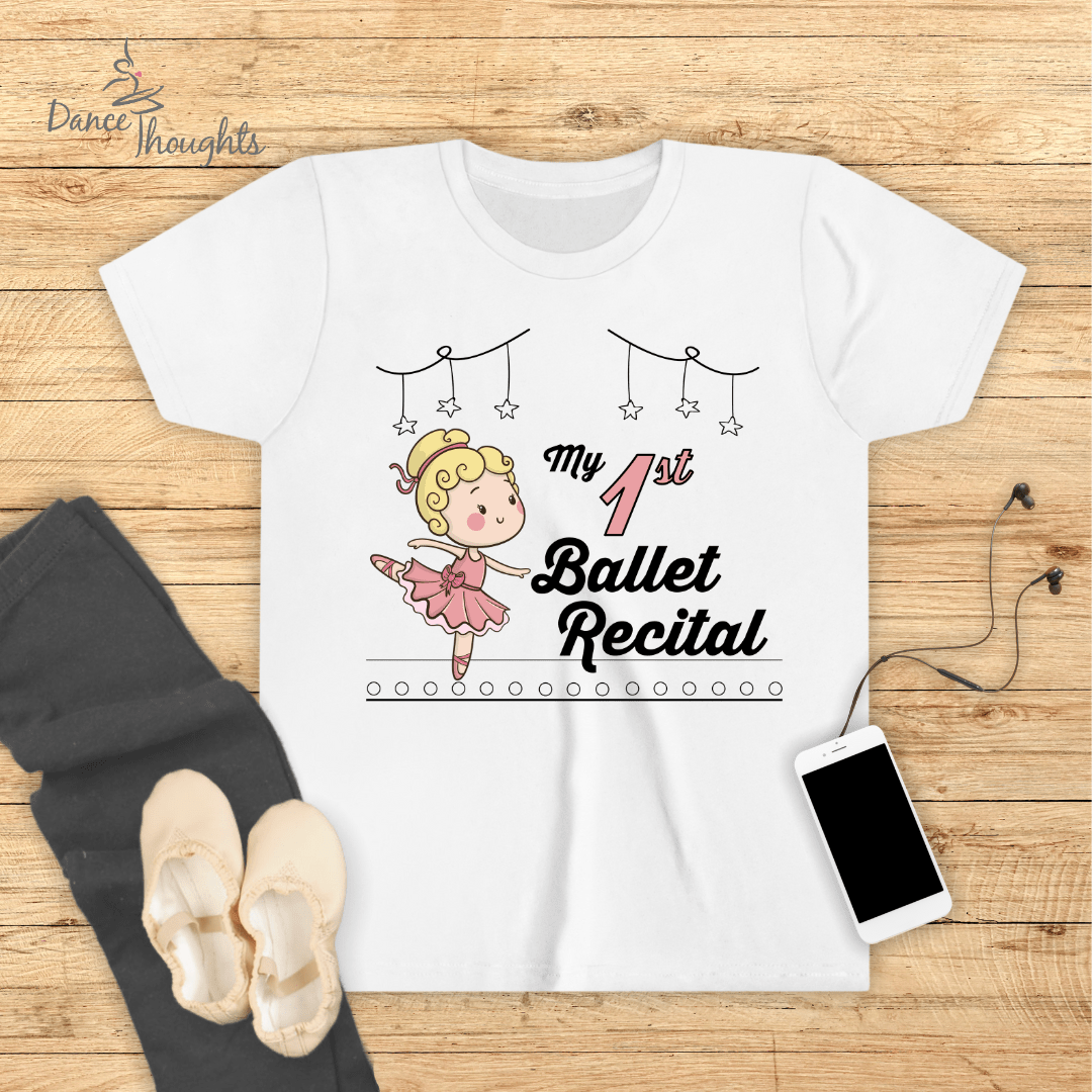 KIDS My First Ballet Recital (light skin/blonde hair) T-Shirt