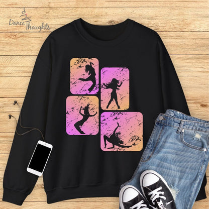 Jazz Dance Silhouettes Sweatshirt