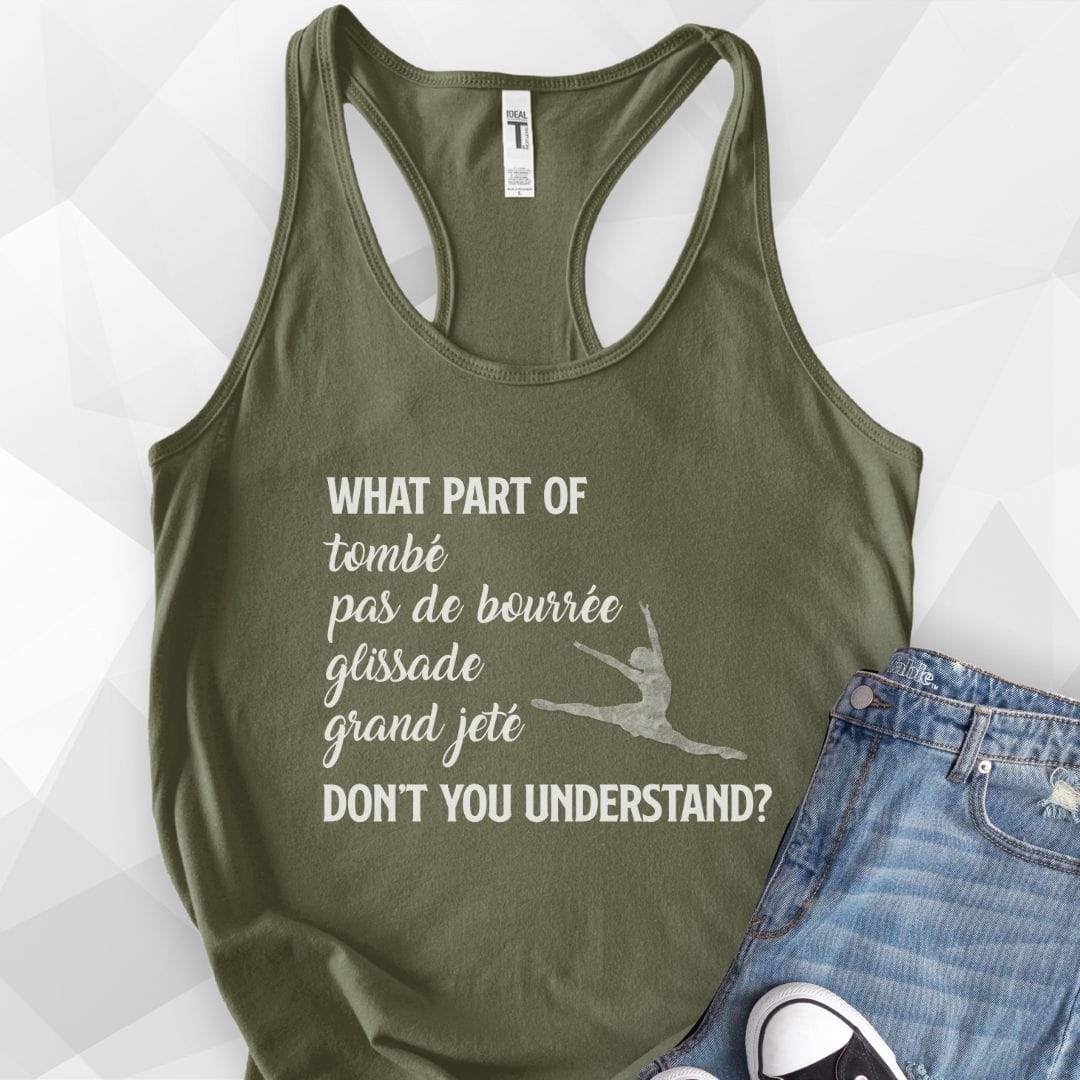 What Part Of Tombe Tank Top - Solid Military Green