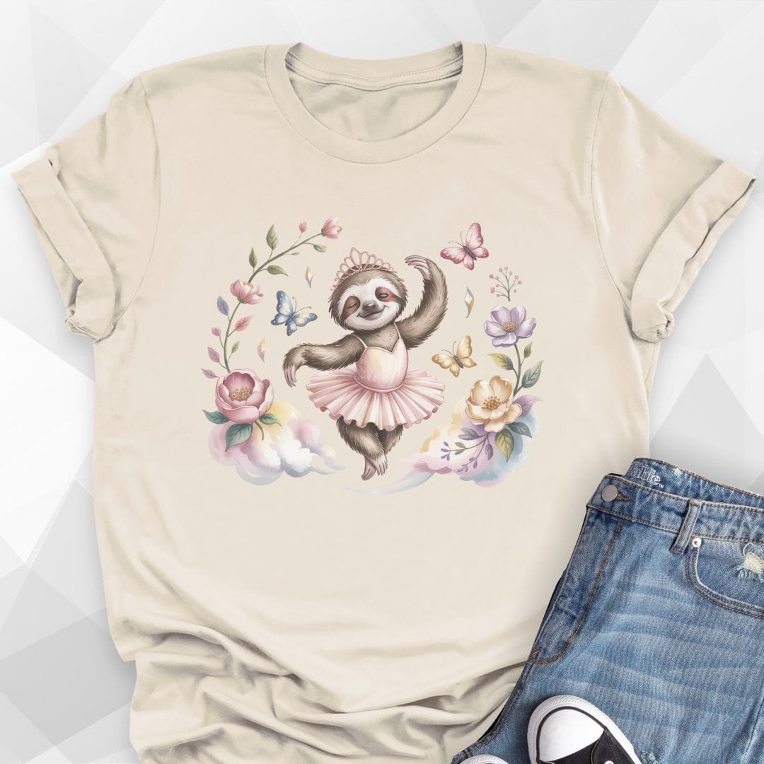 Ballerina Sloth T-shirt