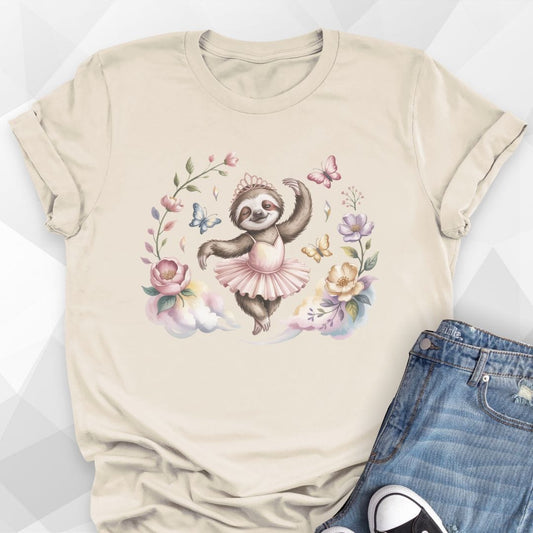 Ballerina Sloth T-shirt