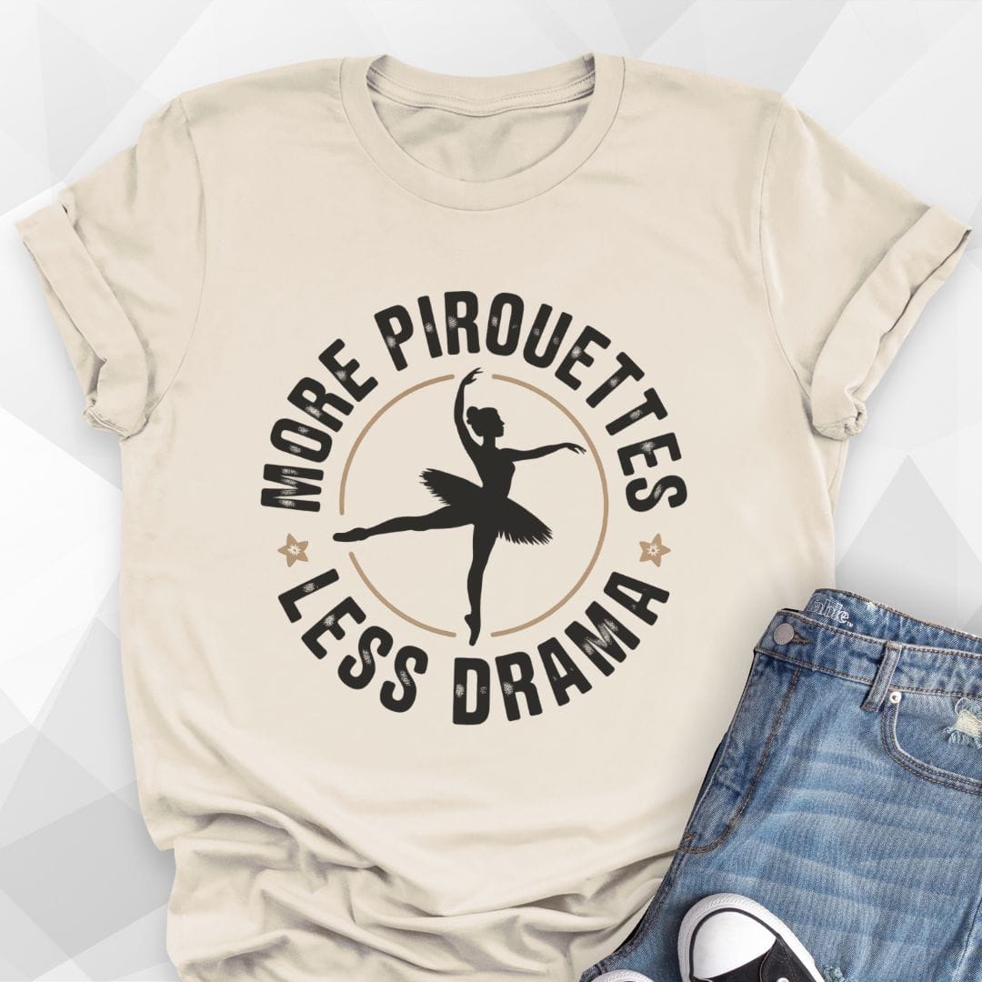 More Pirouettes T-shirt - natural