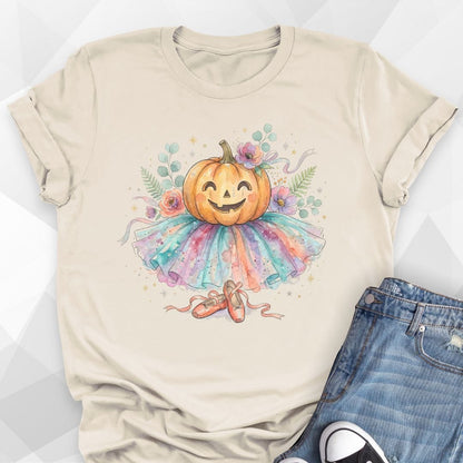Halloween Pumpkin Ballerina T-Shirt