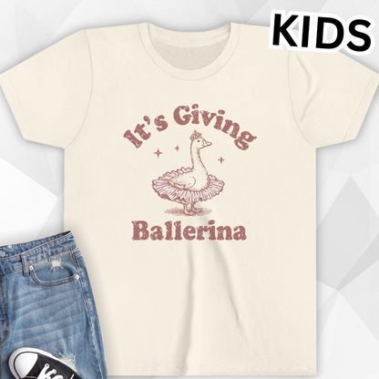 KIDS It's Giving Ballerina T-shirt