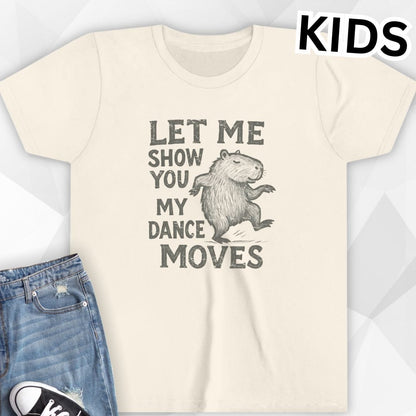 KIDS Capybara Dance Moves T-Shirt
