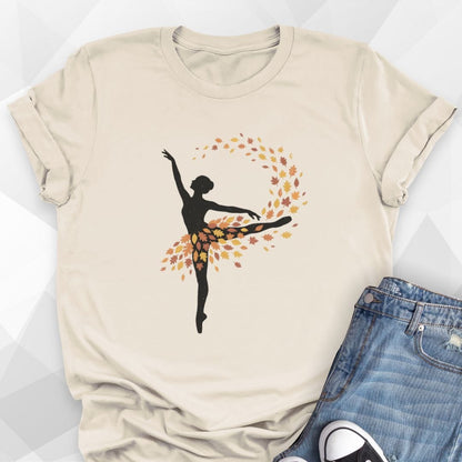 Autumn Leaves Ballerina T-Shirt