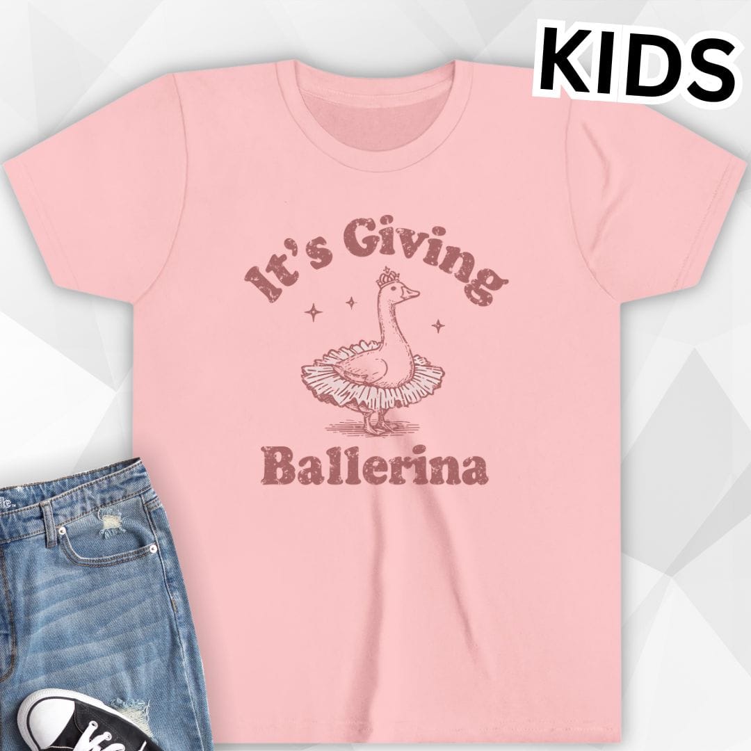 KIDS It's Giving Ballerina T-shirt
