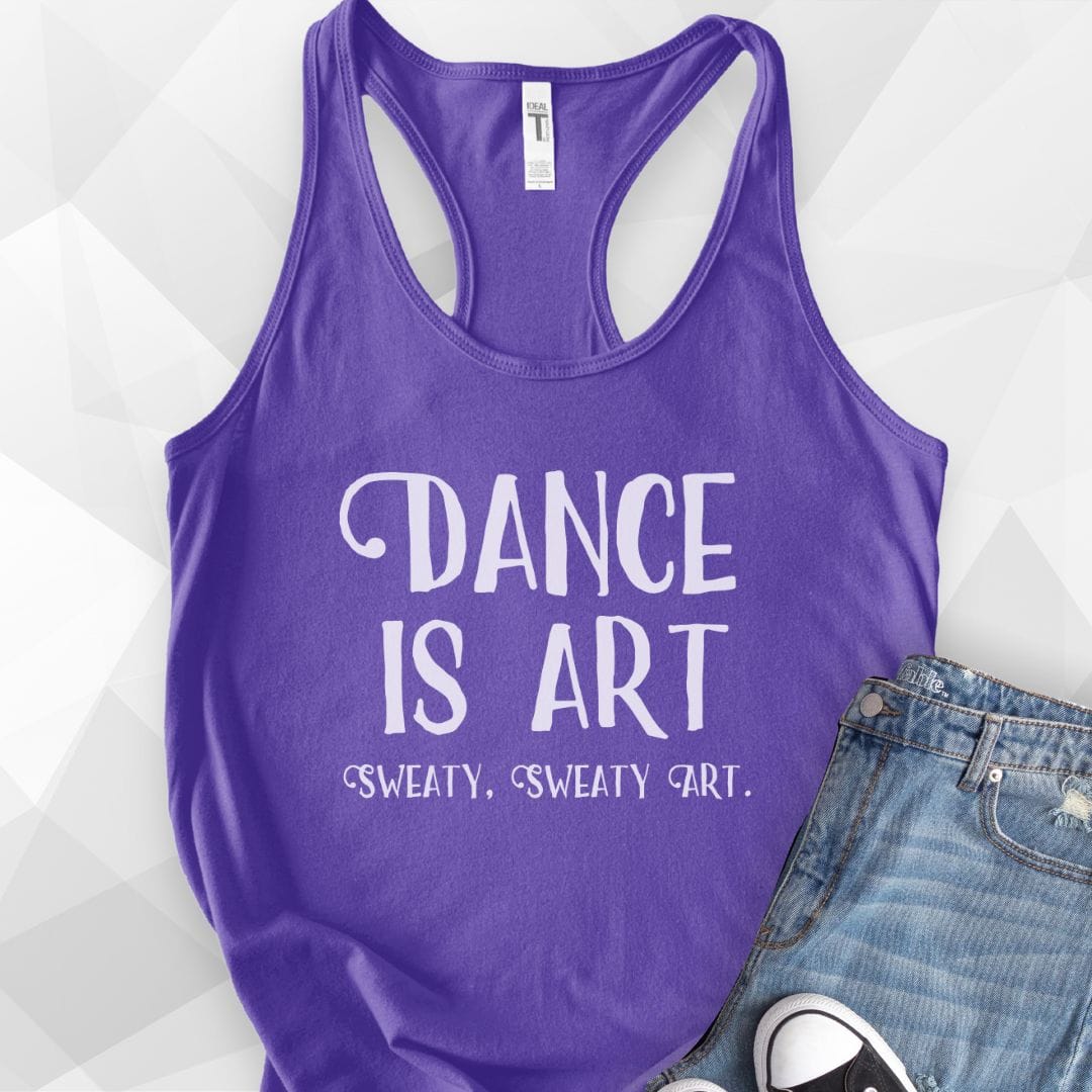Dance Is Art Tank Top - purple rush.jpg