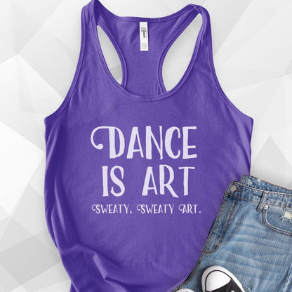 Dance Is Art Tank Top - purple rush.jpg