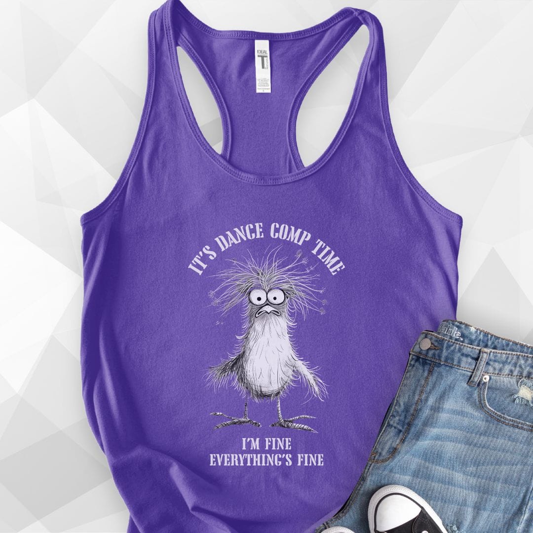 It's Dance Comp Time Tank Top - purple rush.jpg