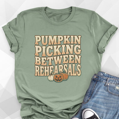 Pumpkin Picking Between Rehearsals T-Shirt