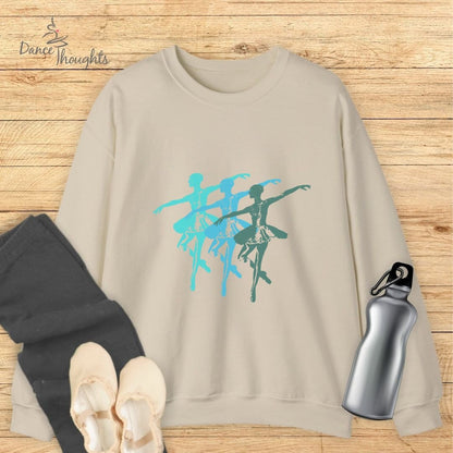 Blue Ballerina Trio Sweatshirt