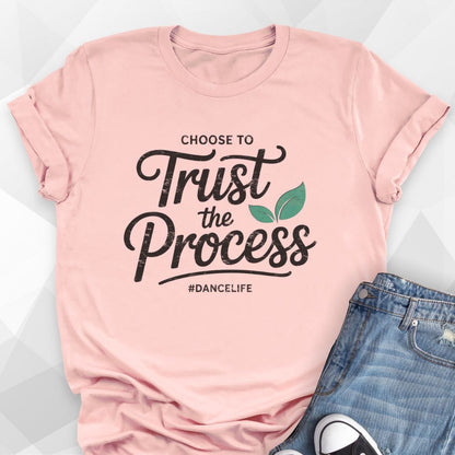 Choose To Trust T-shirt - soft pink