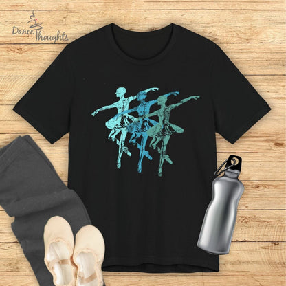 Blue Ballerina Trio T-shirt