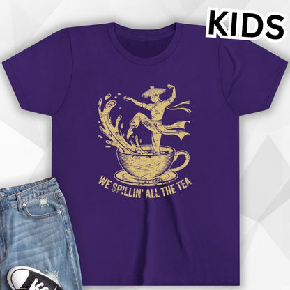 KIDS Spillin' The Tea T-Shirt