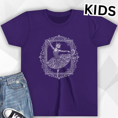 KIDS Elegant Ballerina Cat T-Shirt