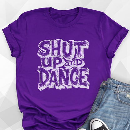 Shut Up and Dance T-shirt - team purple
