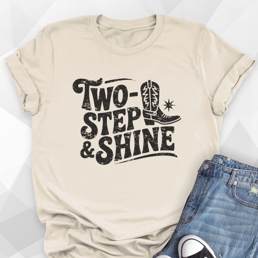 Two Step and Shine T-shirt - Natural