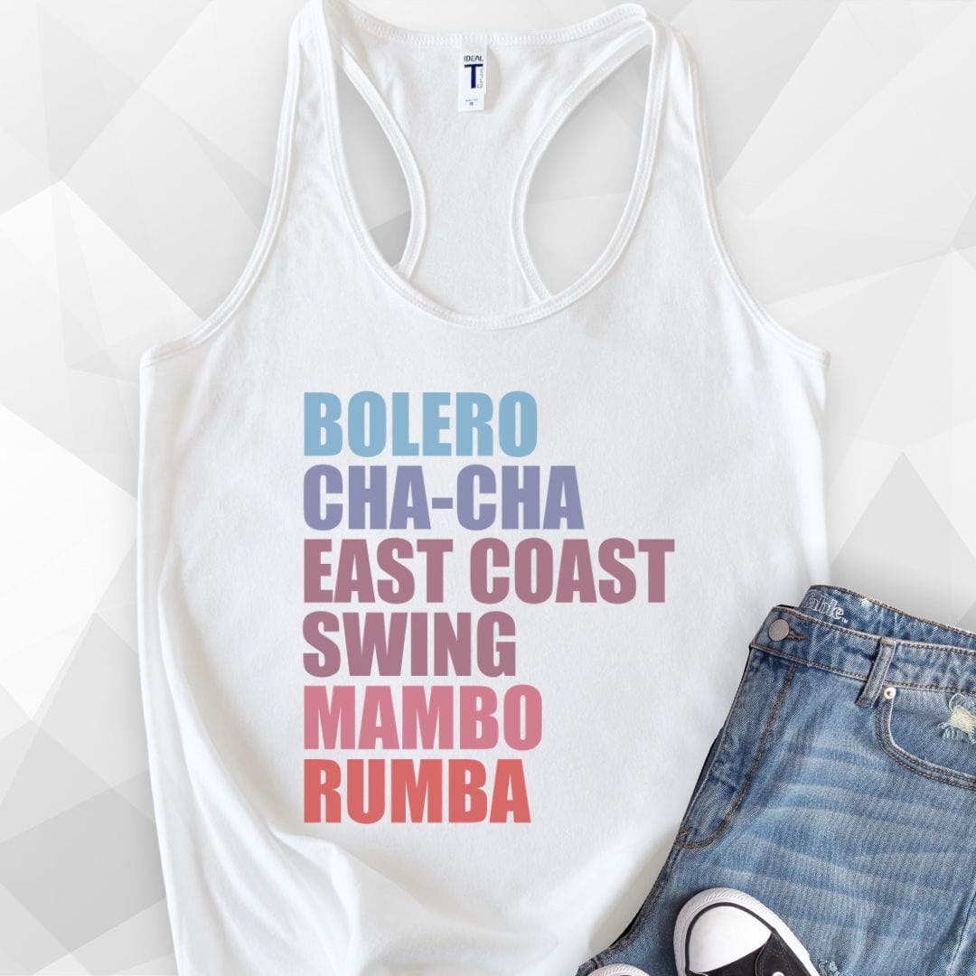 American Rhythm Tank Top - Solid White