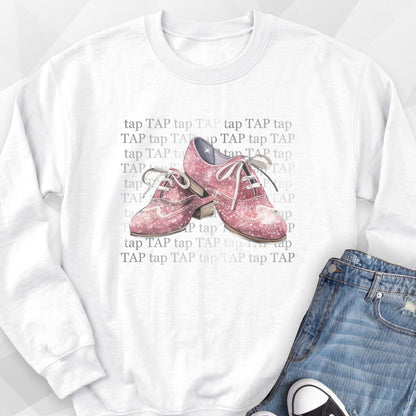 Pink Tap Shoes Sweatshirt