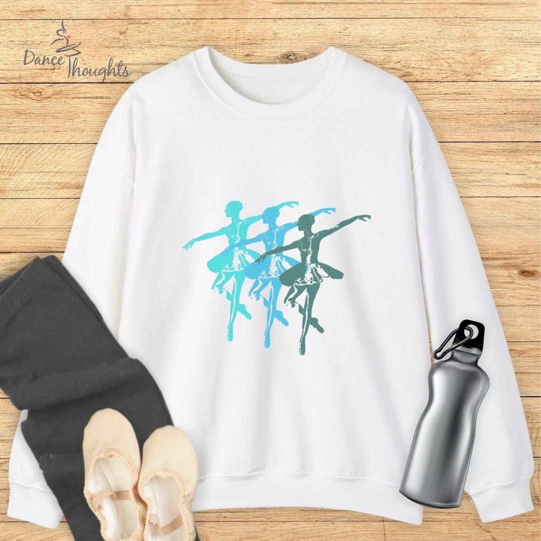 Blue Ballerina Trio Sweatshirt