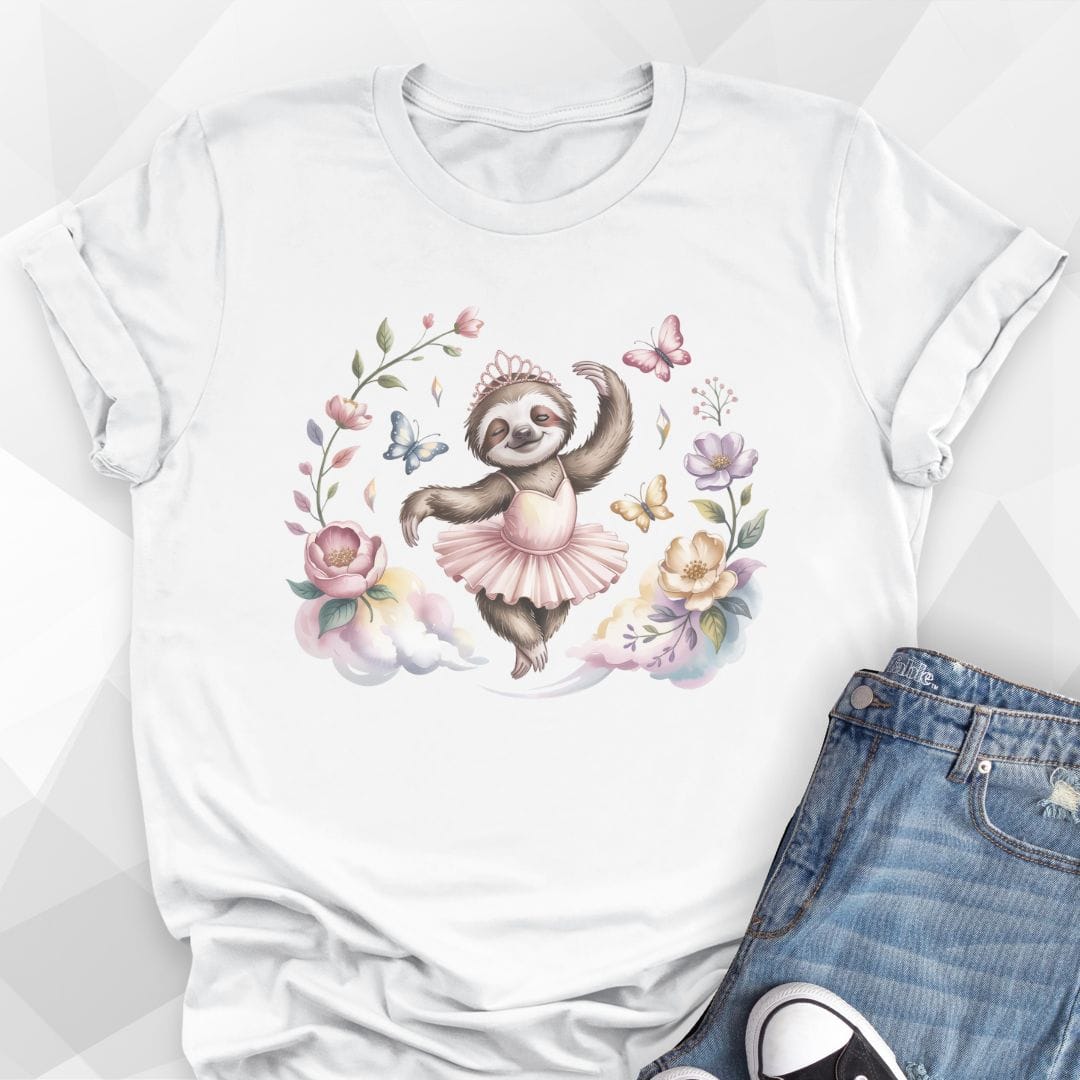 Ballerina Sloth T-shirt